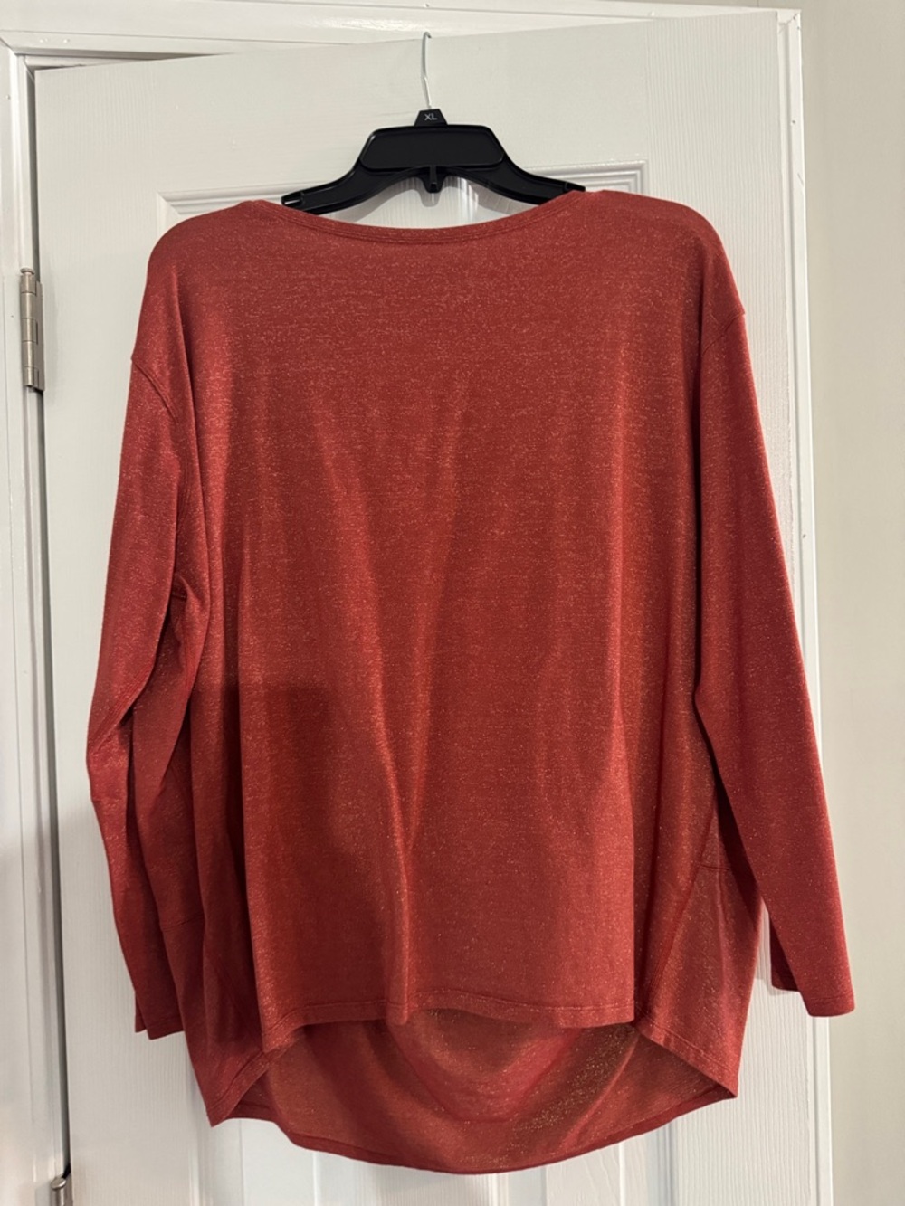 Lululemon size 12 rust color sparkle shirt
